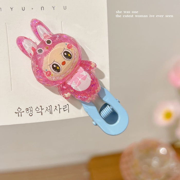 Wholesale hairpin children' s cute sweet side hairpin girly forehead bangs duckbill clip