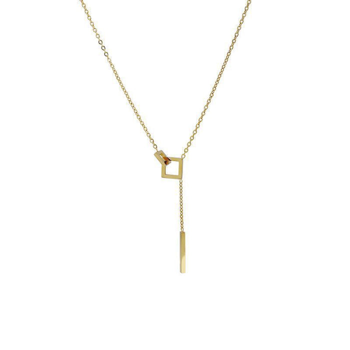 Wholesale Sweater chain, trendy necklace, light luxury, niche, high-end, long style, paired with base shirt accessories