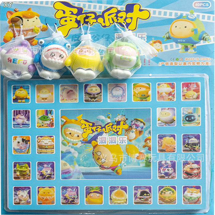 Wholesale Egg blind box pinch surrounding figures poke children' s toys