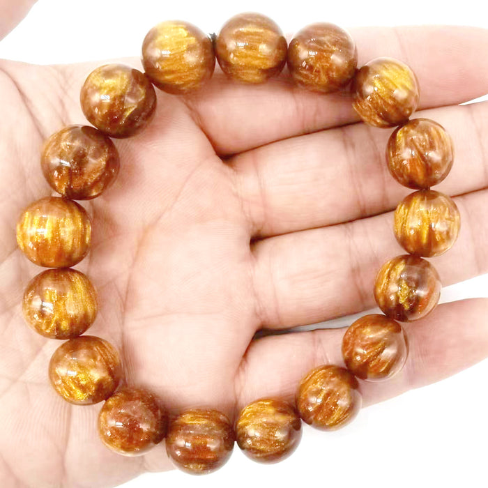 Wholesale Golden Sea Willow Hand String Buddha Pagoda Single Circle Buddha Bead National Style Jewelry