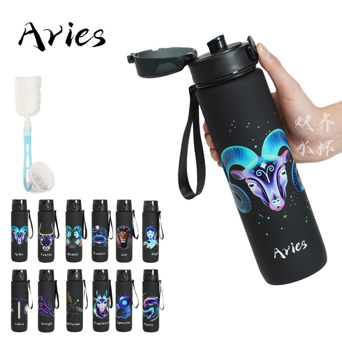 Wholesale Constellation water cup bounce cup plastic water cup