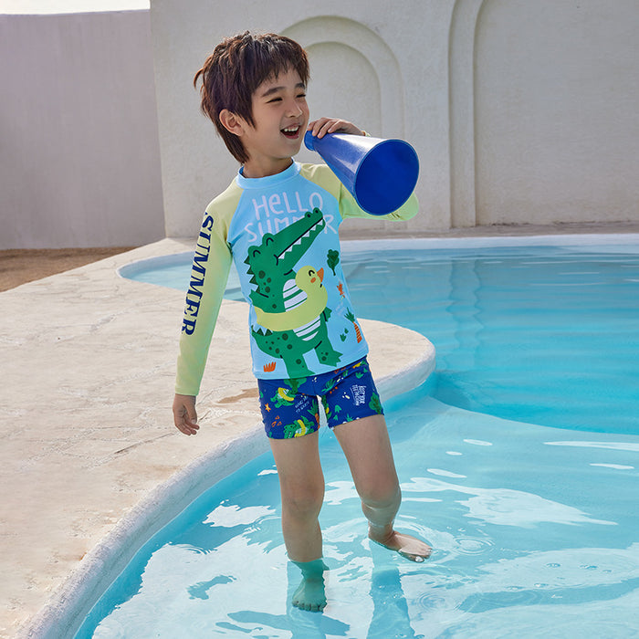 Wholesale Swimsuit split sun protection quick drying long sleeved swimsuit set