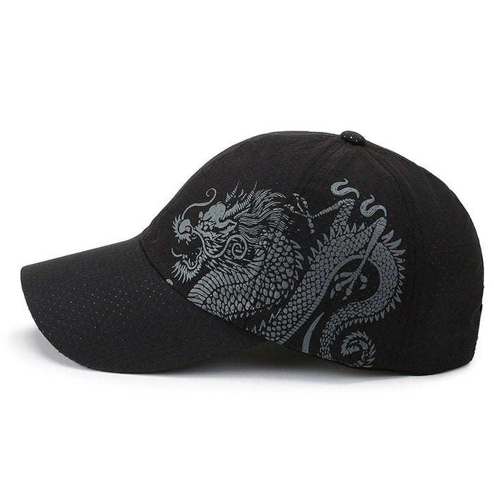 Wholesale Quick drying sports baseball cap, simple duckbill cap, fashionable mesh breathable