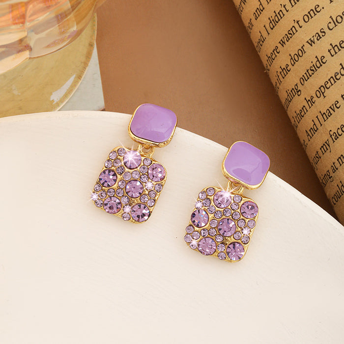 Wholesale New earrings with high-end temperament, caring and niche design, silver needles exaggerated