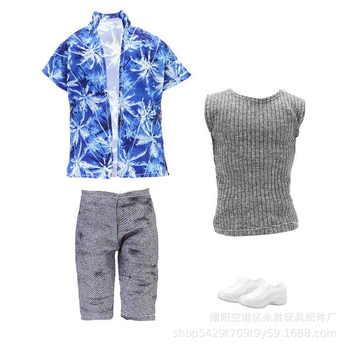 Wholesale prince casual  doll men' s suit children' s toy clothes