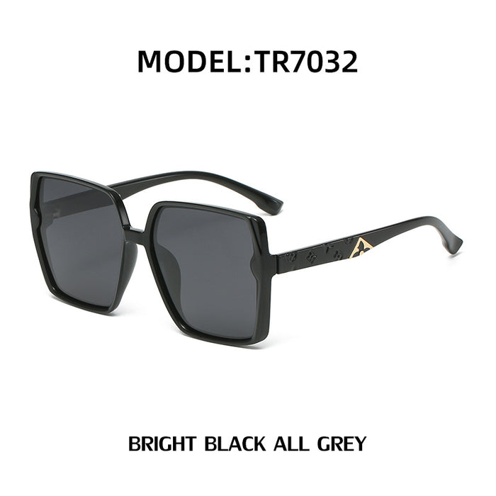 Wholesale TR Polarized Large Frame Sunglasses Fashion Sunglasses