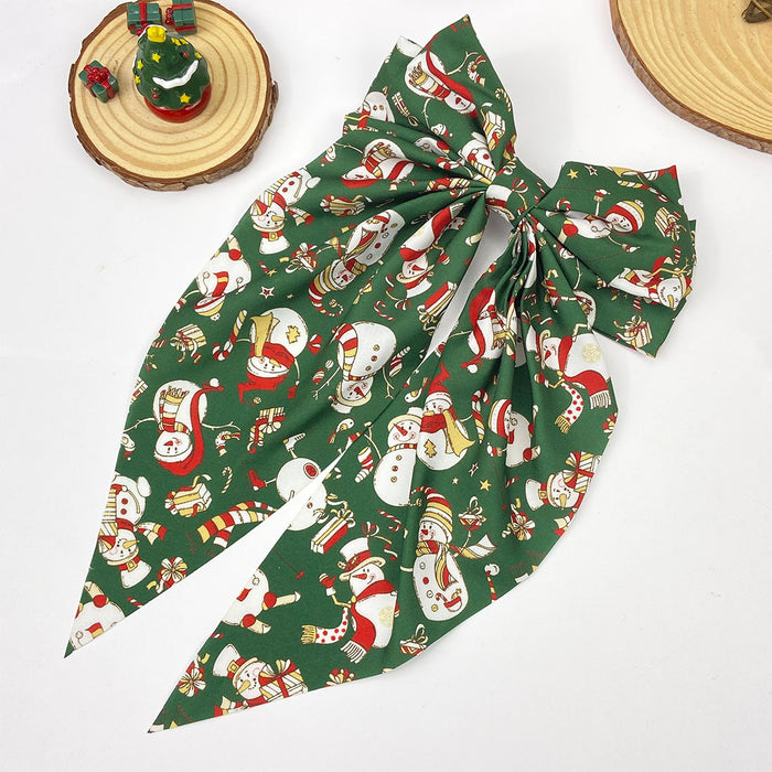 Wholesale Christmas bow ribbon headband Hair Clips