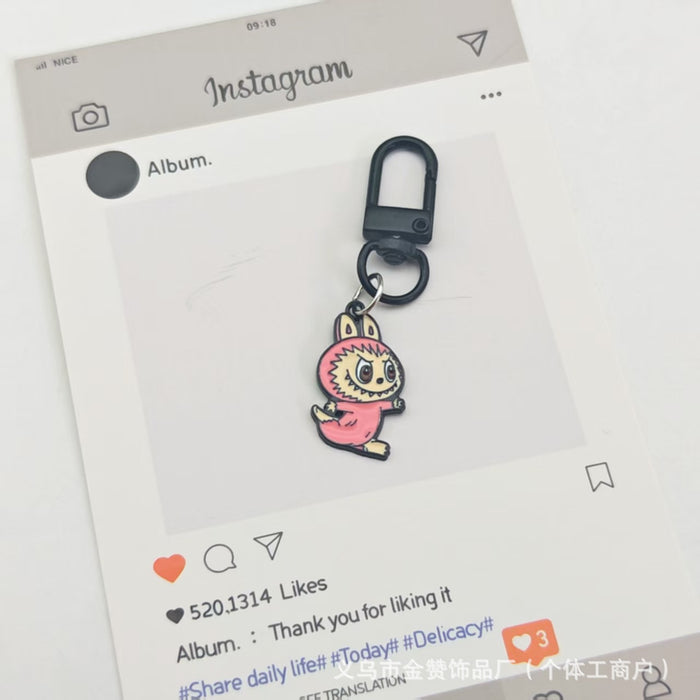 Wholesale Cartoon Doll Pendant Keychain Metal Fashion Doll Couple Bag Ornament Gift