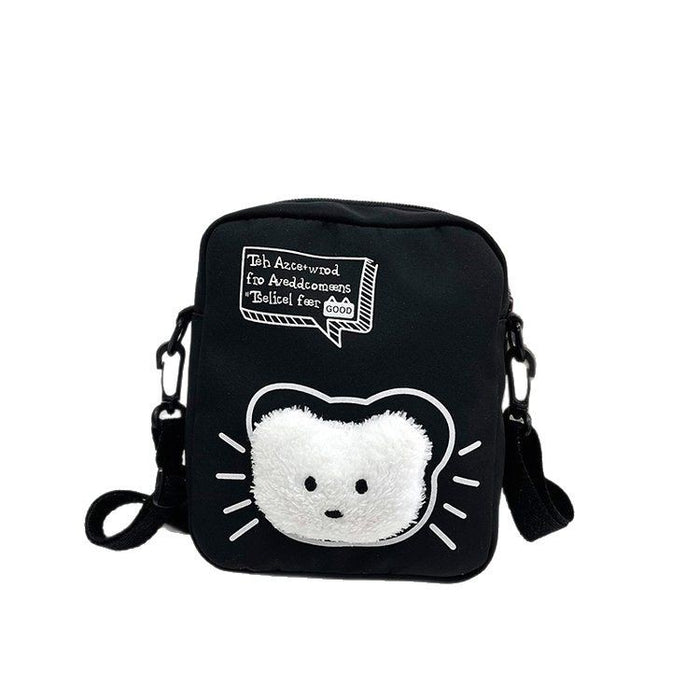 Wholesale Small square bag, nylon cloth bag, fashionable single shoulder crossbody bag, storage bag