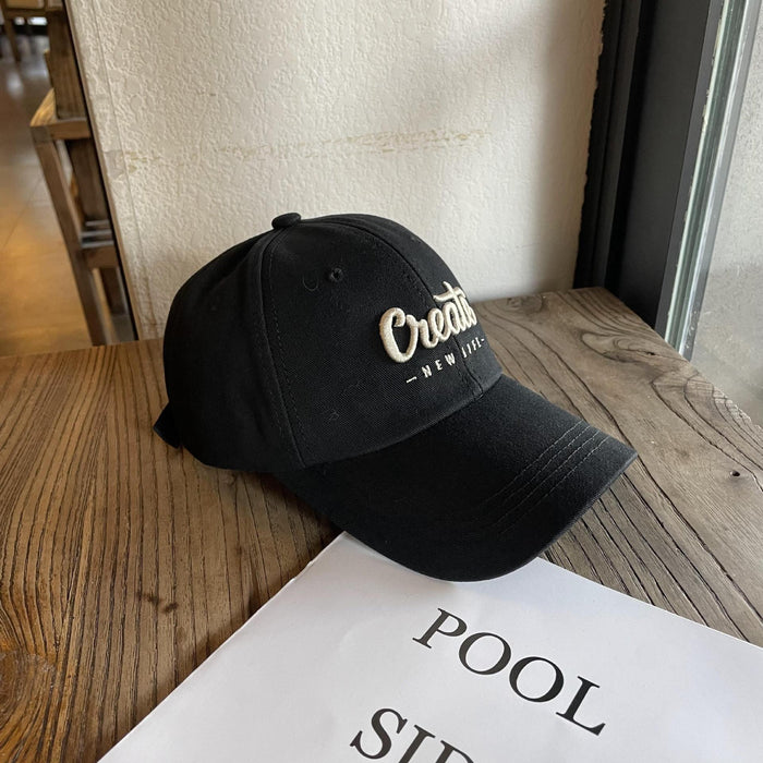 Wholesale Big head baseball cap women's long brim cap wide brim sunscreen hat