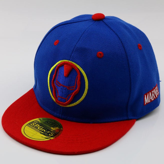 Wholesale Trendy Kids Baseball Cap Red Embroidered Street Style Hat For Summer