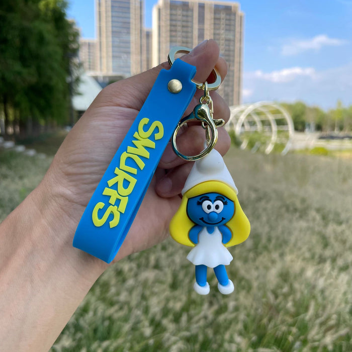 Wholesale Cartoon keychain, anime couple bag, pendant, car doll, small gift