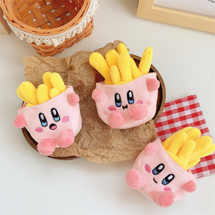 Wholesale Fries Hamburger Plush Doll Pendant Girl's Heart Doll Bag Pendant