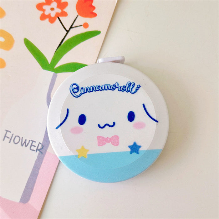 Wholesale Cute Girl Heart Measuring Ruler Tape Measure Portable Round Pull Ruler Automatic Telescopic Soft Ruler Measurements Ruler