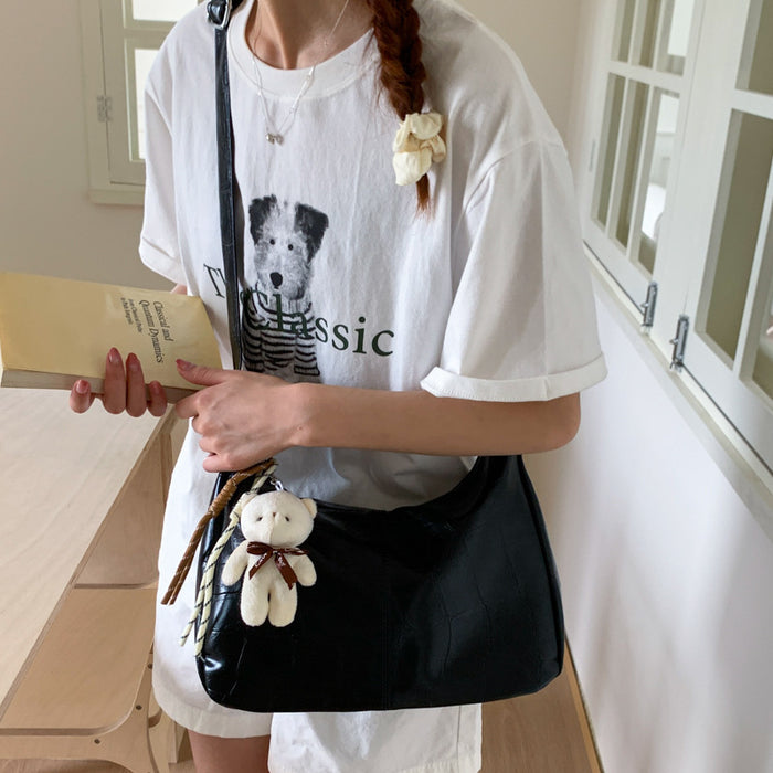 Wholesale New large capacity bag for women's fashionable commuting single shoulder tote bag, versatile and simple casual crossbody bag