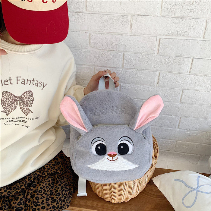 Wholesale Cute plush cartoon backpack or shoulder bags for children