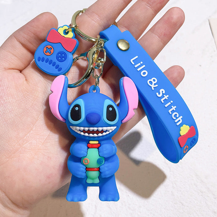 Wholesale Cartoon Silicone Doll Keychain JDC-KC-QiChao012