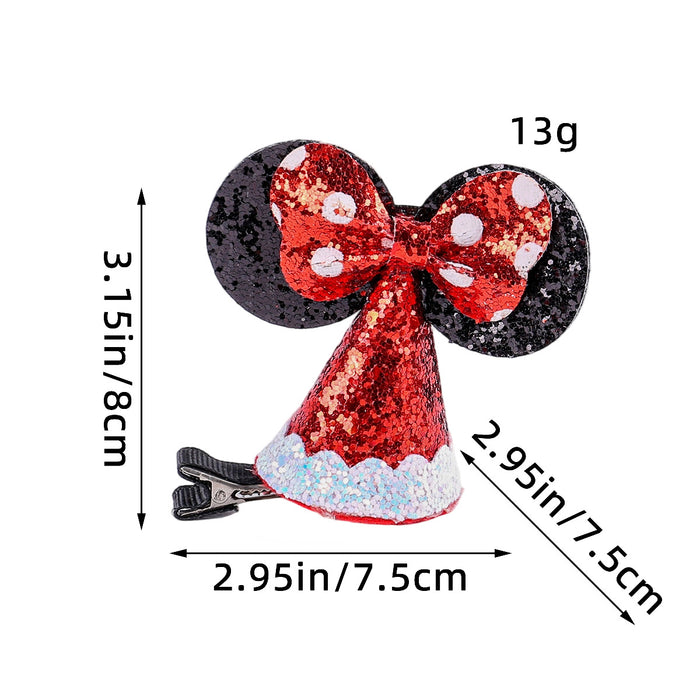 Wholesale Christmas Headband Versatile Bow Head Buckle Duckbill Clip Hair Accessories Christmas Decorations