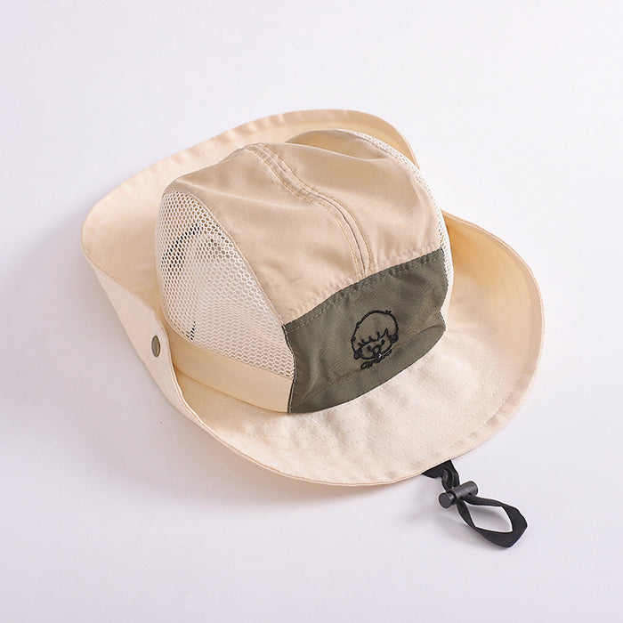 Wholesale Children's Hat Summer Thin Breathable Mesh Boys and Girls Large Brim