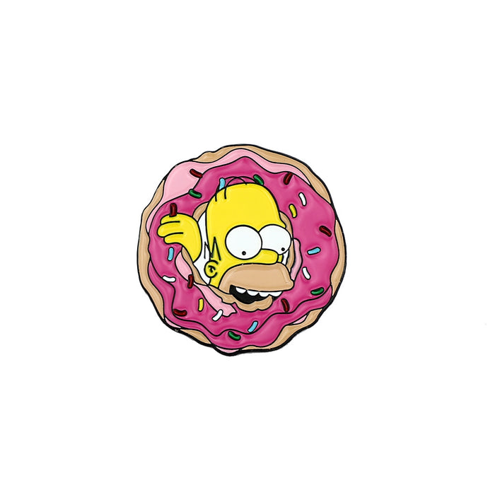 Wholesale Cartoon Simpsons Brooch Alloy Oil Dropping Badge Bag Clothes Accessories