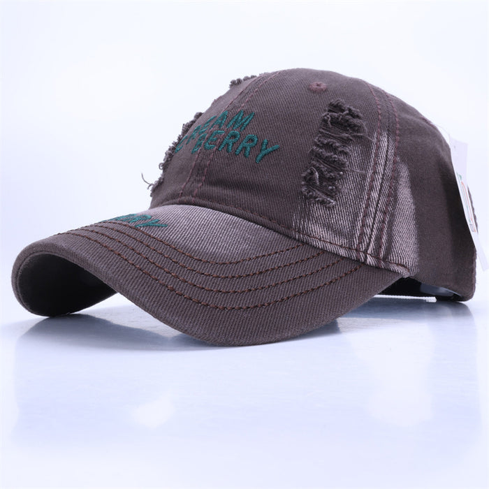 Wholesale Baseball cap with holes, tie dye sunshade cap, Volkswagen duckbill cap