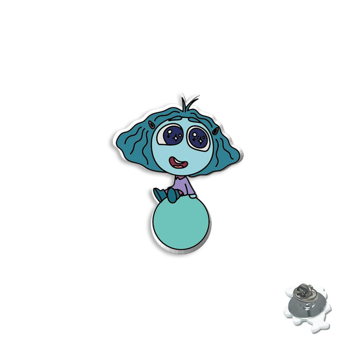Wholesale brooch acrylic animation cute resin collar pin