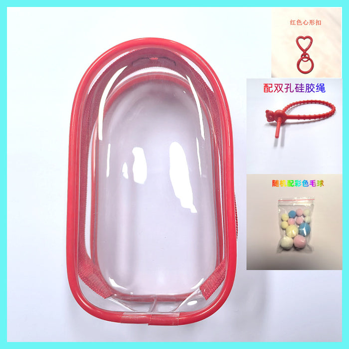 Wholesale Highly transparent vinyl plush pendant