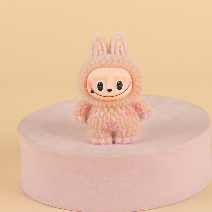 Wholesale Creative Resin Flocked Keychain