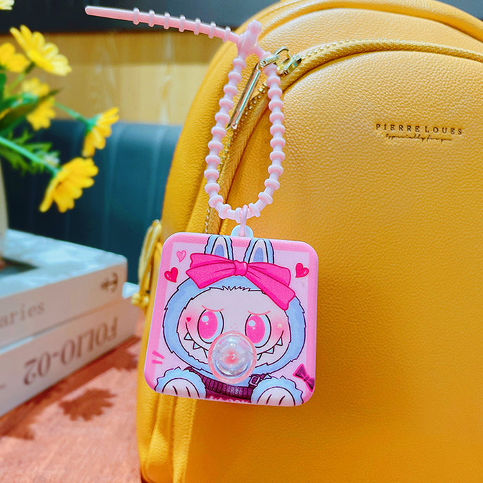 Wholesale Cartoon Plush Square Keychain Pendant Bag Car Keychain Gift