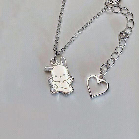 Wholesale Love necklace cartoon women's versatile light luxury niche high-end collarbone chain