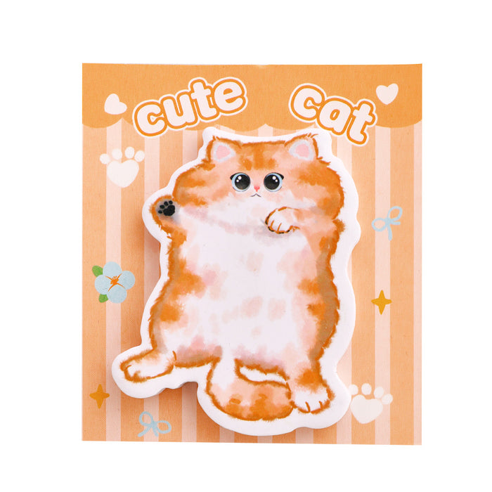 Wholesale Cute Cat Shaped Sticky Notes for Students - Everyday Stationery minimum quantity: 2