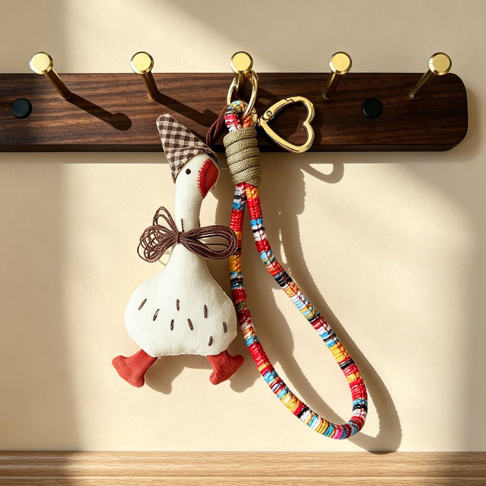 Wholesale Vintage Cute Cartoon Cloth Keychain Bag Charm Accessory