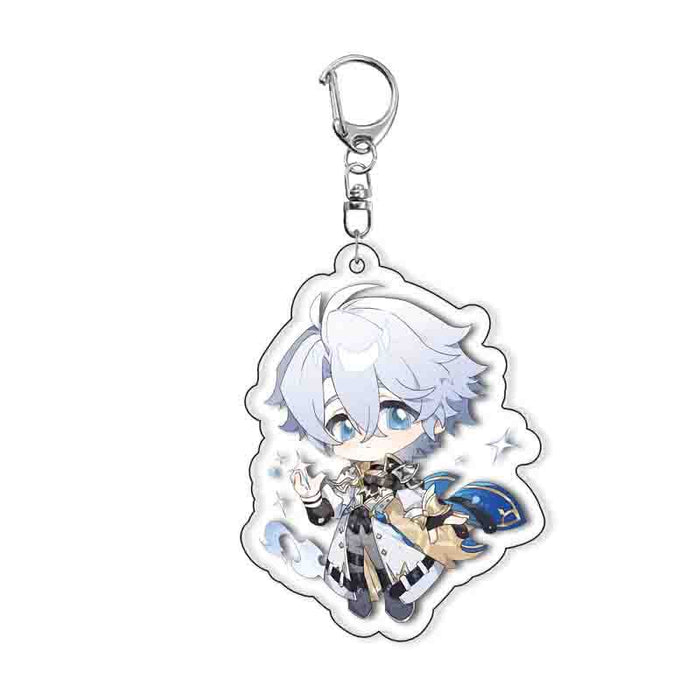 Wholesale Layered Acrylic Keychain Game Merchandise Bag Charm