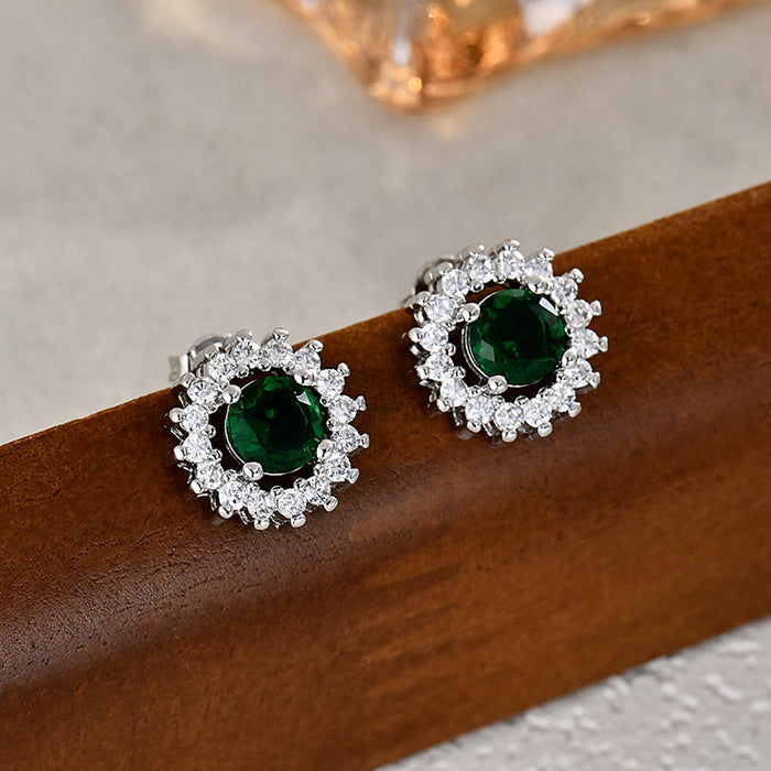 Wholesale Fashionable, luxurious, exquisite gemstone earrings