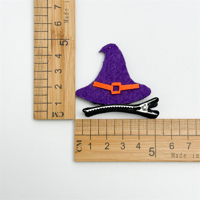 Wholesale Halloween New  Hairpin,   Pumpkin Headdress,  Holiday Supplies,  Mesh Little Monster Hairpin,  Funny Little Gift