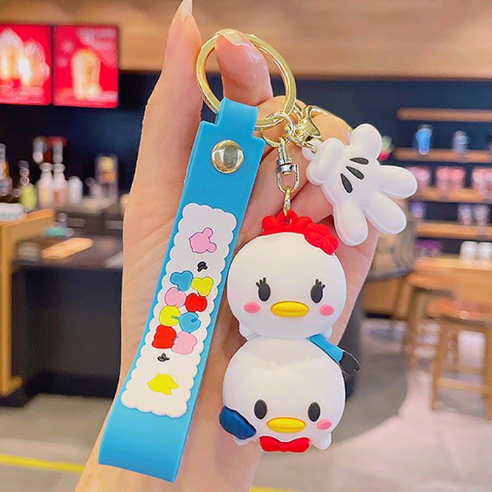 Wholesale Silicone Cartoon Doll Keychain JDC-KC-MingT090