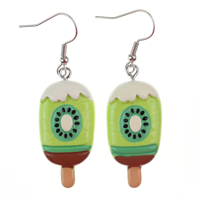 Wholesale Summer Ice Cream Popsicle Earrings JDC-ES-NiQing065