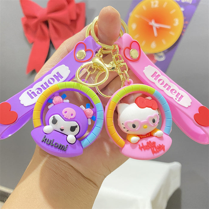 Wholesale PVC Cute Cartoon 3D Doll Keychain JDC-KC-WuYi260