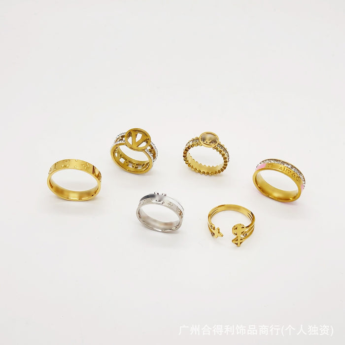 Wholesale Wholesale of titanium steel rings, electroplated bracelets, and non fading accessories