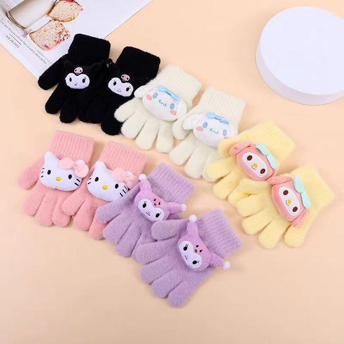 Wholesale Children' s Gloves Finger Cute Winter Gloves