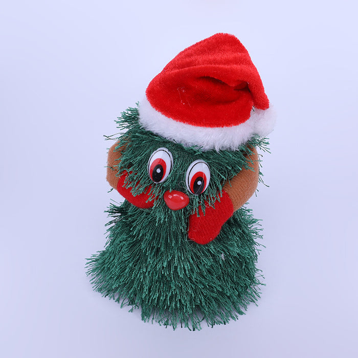 Wholesale Electric  Music Christmas Ornaments Doll Christmas Decorations Christmas Decoration Rotatable Toy