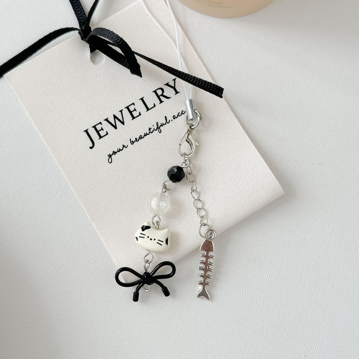 Wholesale Cat Fish Pendant Mobile Phone Chain Women's Schoolbag Pendant