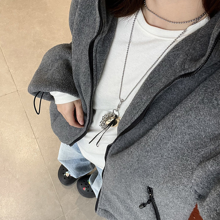 Wholesale Water bottle pendant necklace crossbody bag pendant women's accessories niche design sweater chain