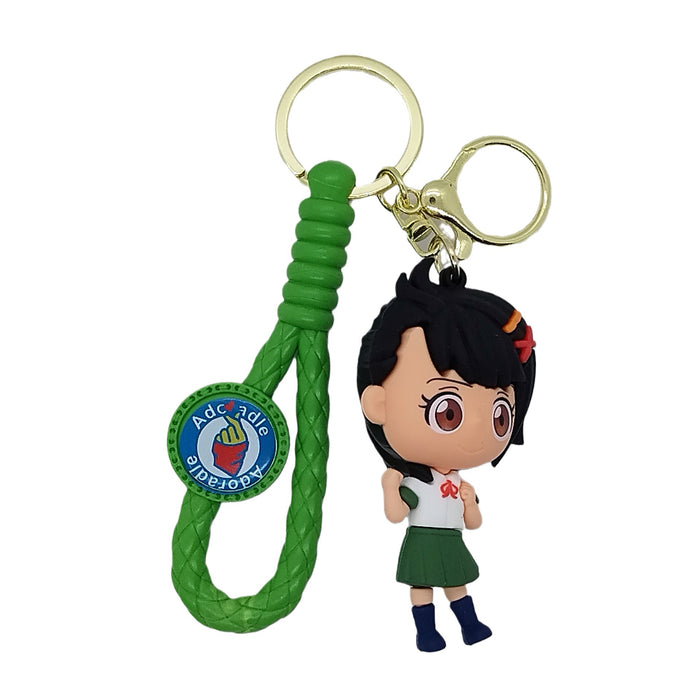 Wholesale Cartoon Drop Gel Doll Ling Bud Journey Keychain Pendant Couple Bag Car Key Chain Gift