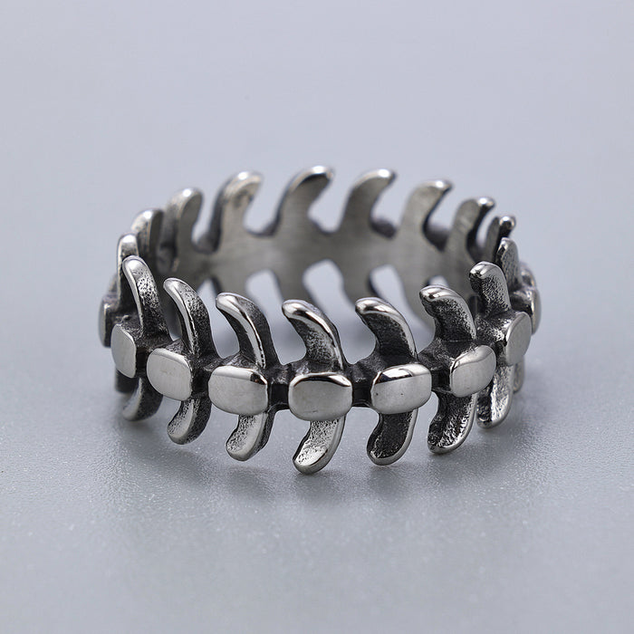 Wholesale Titanium Steel Keel Ring JDC-RS-MoEr001