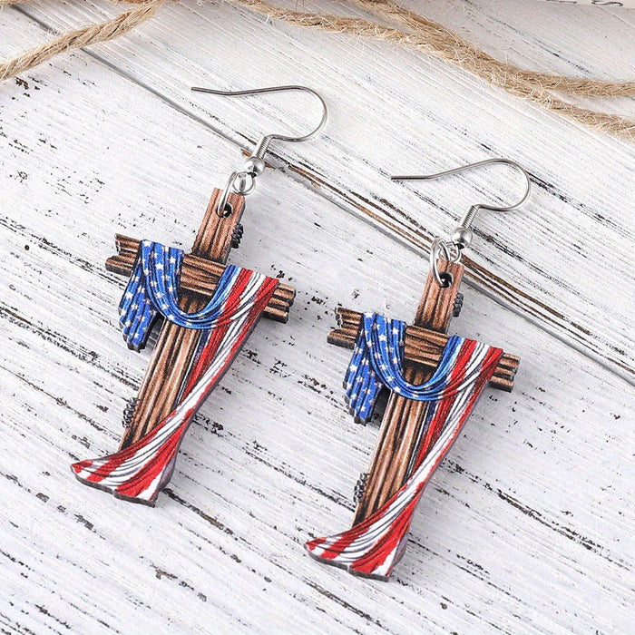 Wholesale New Cross Acrylic Flat Earrings and Accessories