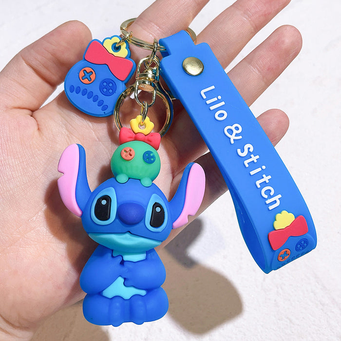 Wholesale Cartoon Silicone Doll Keychain JDC-KC-QiChao012