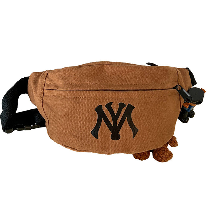 Wholesale Children's bag letter waist bag simple casual crossbody bag backpack fashionable and handsome baby chest bag