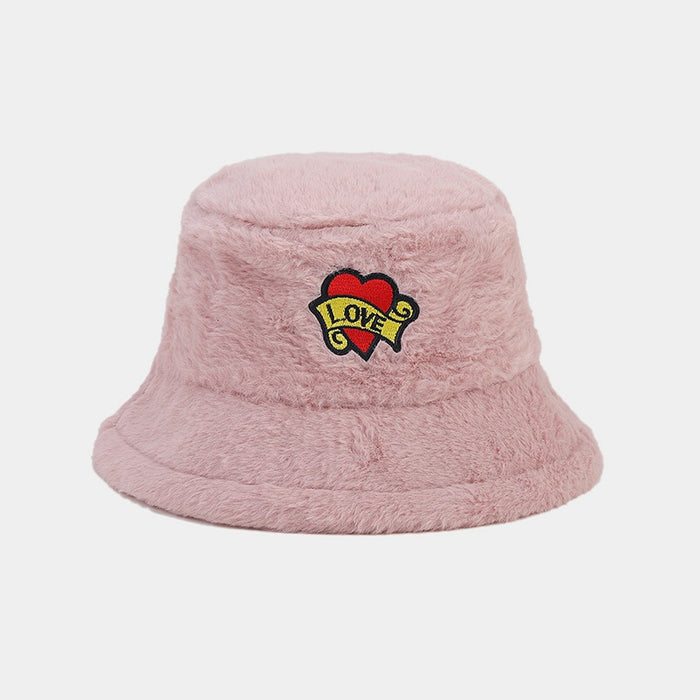 Wholesale Love Letters Plush Bucket Hat JDC-FH-LvY051