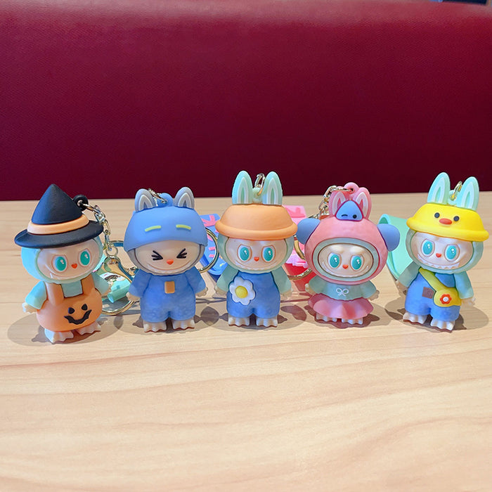 Wholesale Creative CartoonDoll Keychain Couple School Bag Pendant